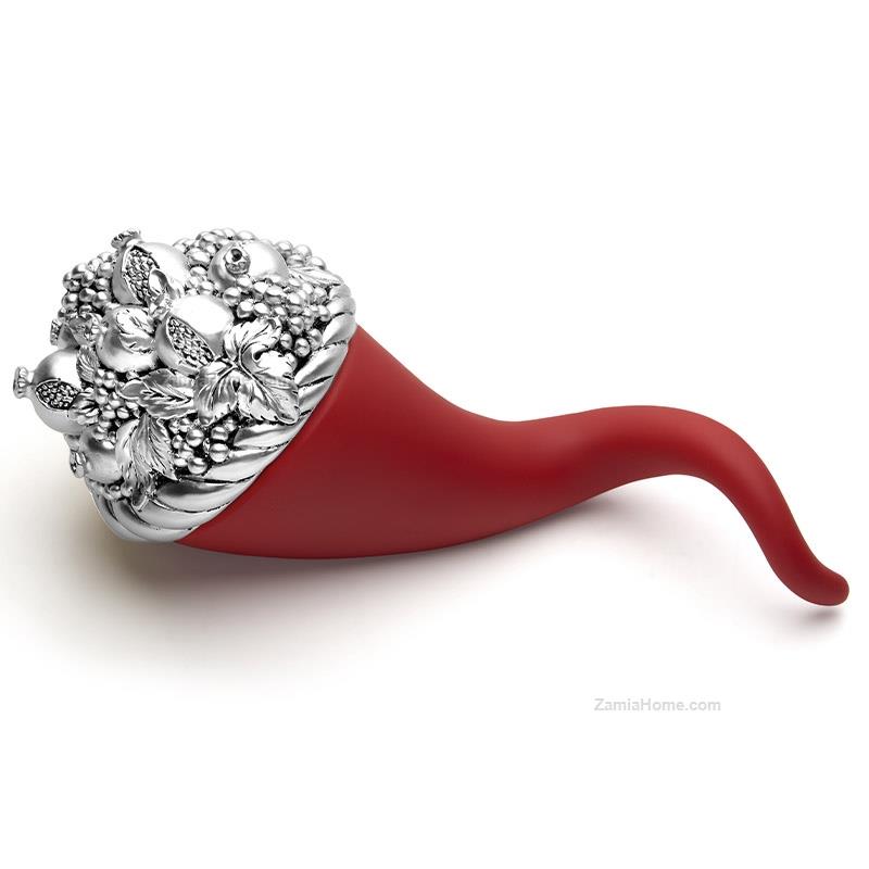 Horn of plenty with pomegranates