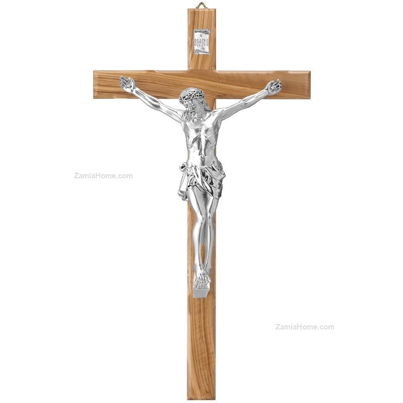 Silver coated crucifix