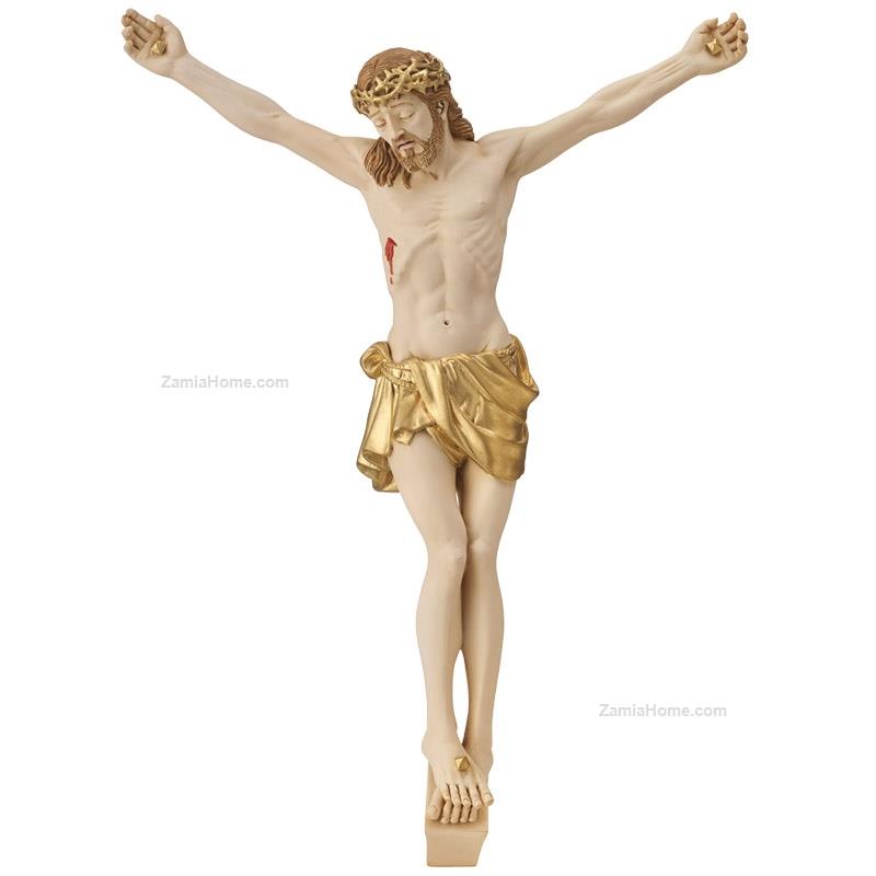 Painted crucifix