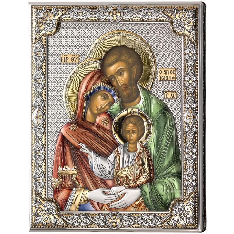 Icona bizantina sacra famiglia