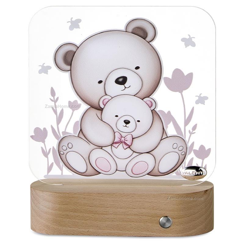 Led table lamp teddy bear