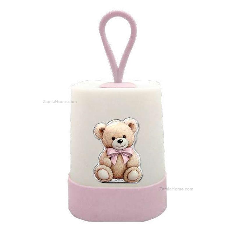 Night light teddy colored bowtie