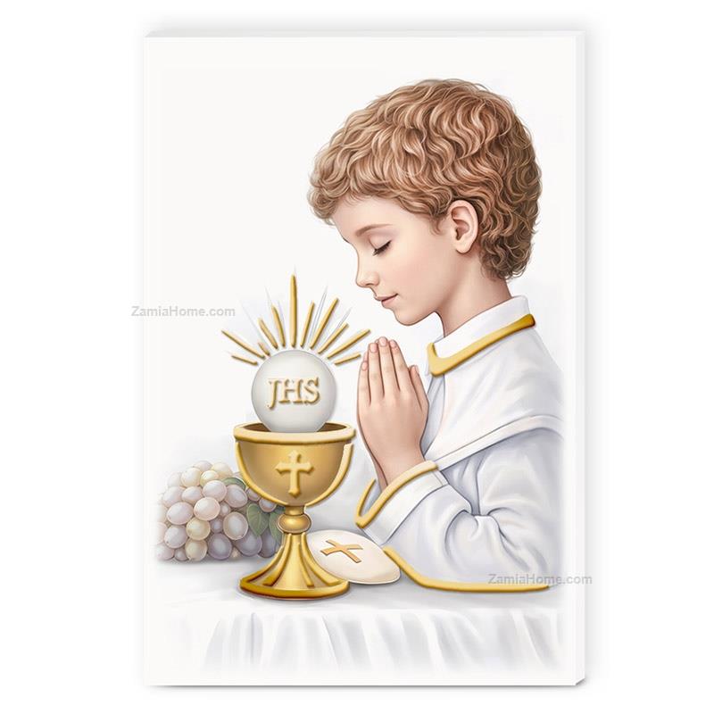 Panel communion boy