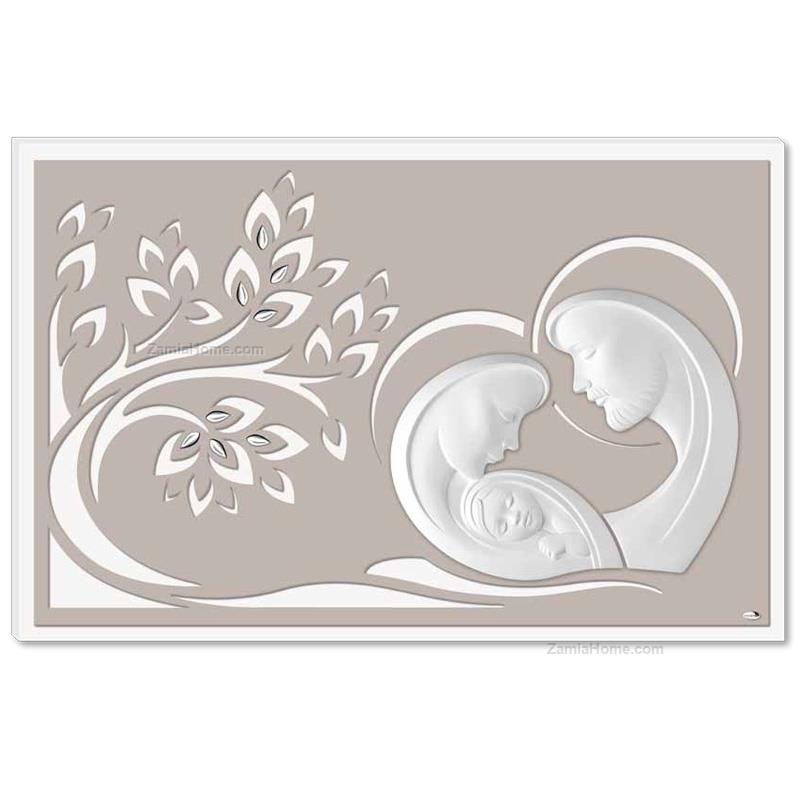 Pannello rettangolare sacra famiglia