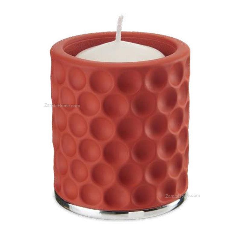 Candleholder with silver base