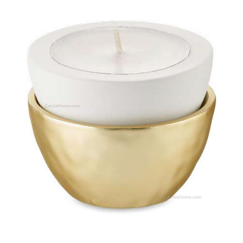 Tea light holder golden base