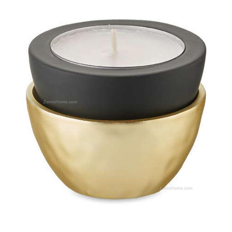 Tea light holder golden base