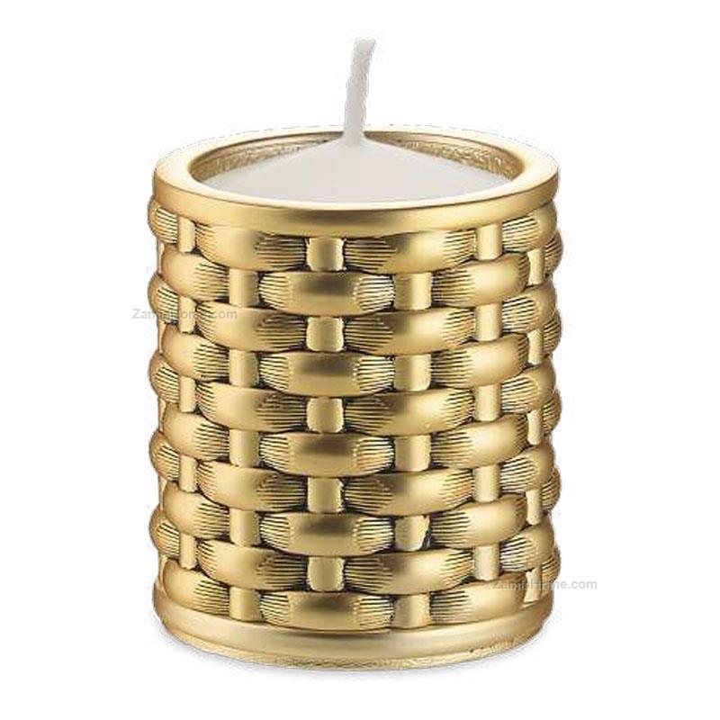 Golden candleholder