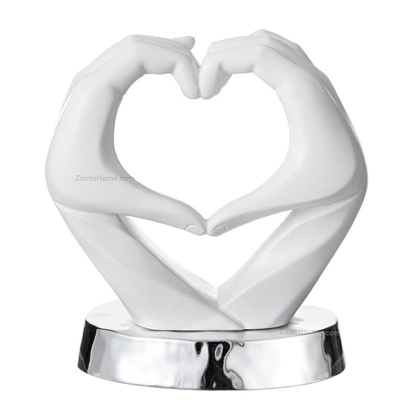Sculpture heart hands