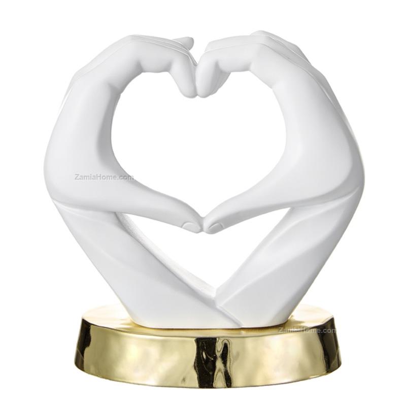 Sculpture heart hands