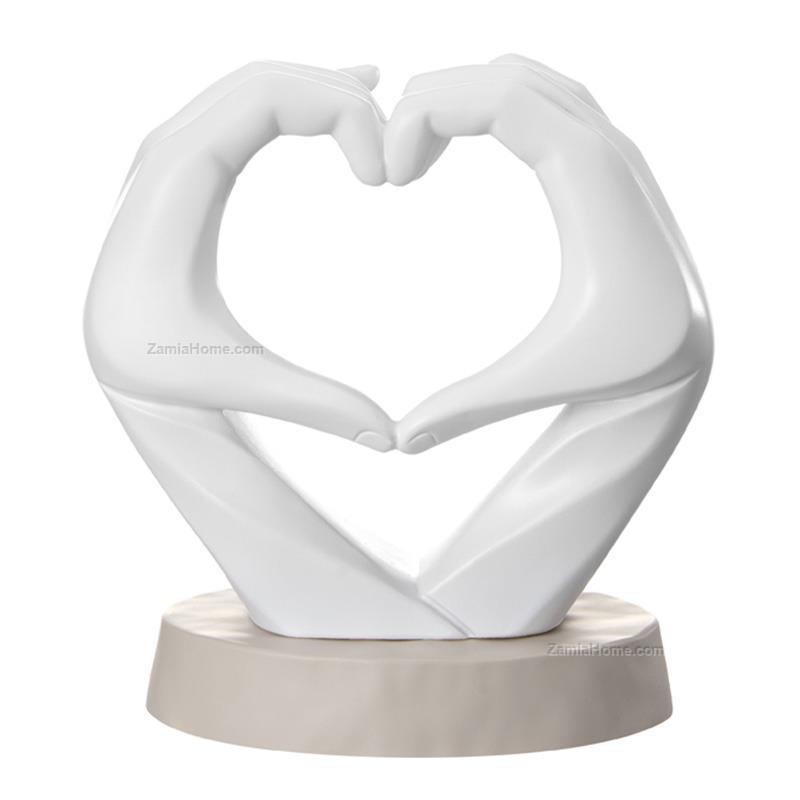 Sculpture heart hands