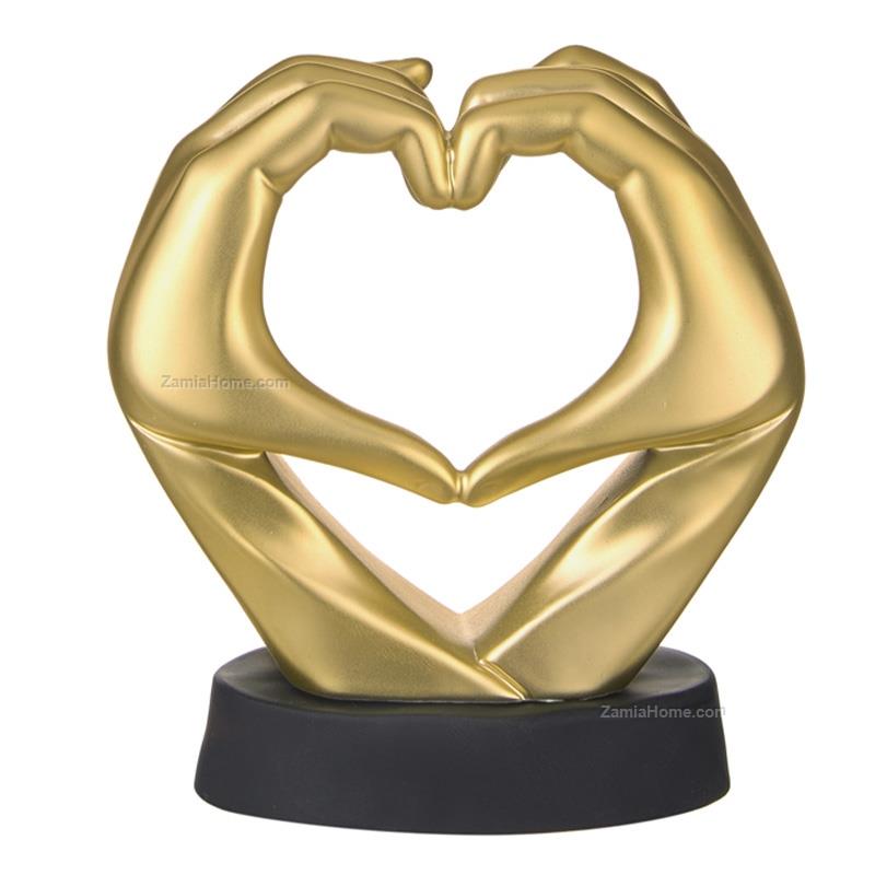Sculpture heart hands