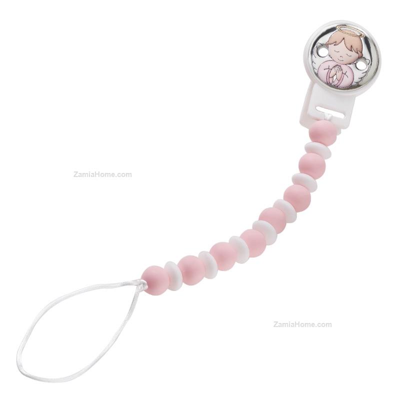 Rubber nipple brooch angels