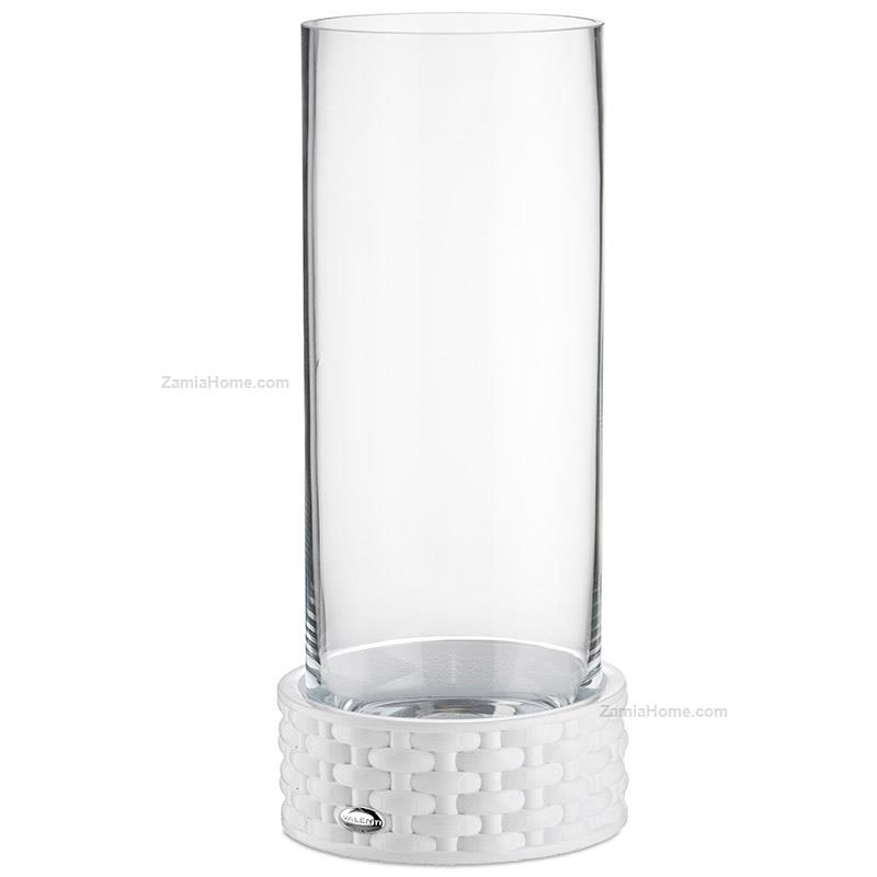 Vase with base wickerwork