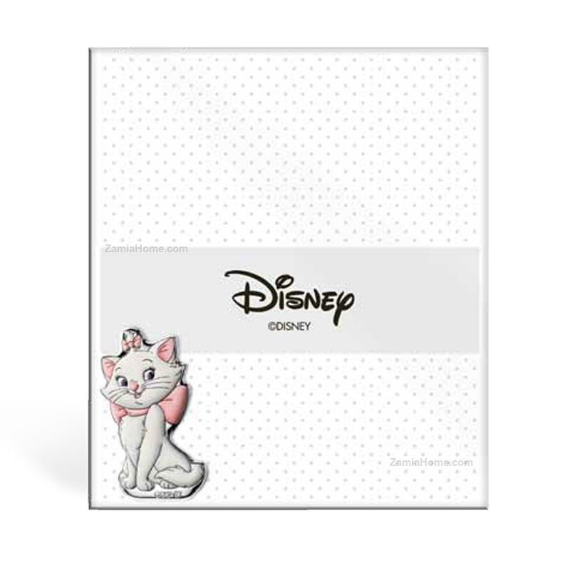 Portafoto plexiglass aristogatti valenti disney cm 18x20 bianco