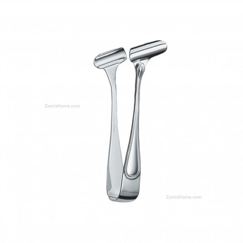 Silver personal asparagus tongs