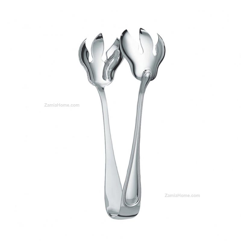 Silver bread tongs