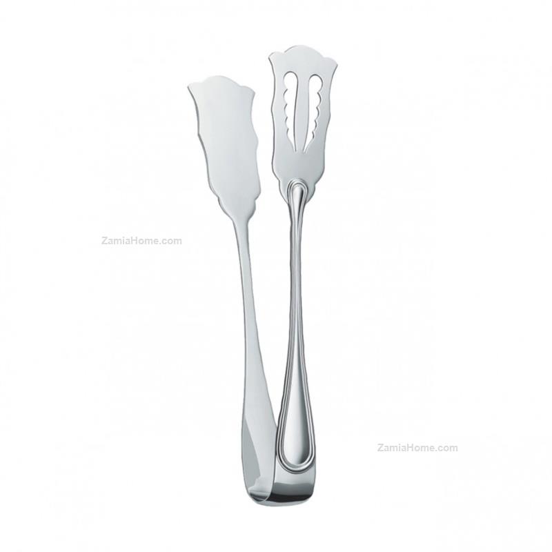 Silver pastries tongs