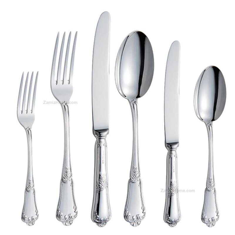Cutlery complete set floral style
