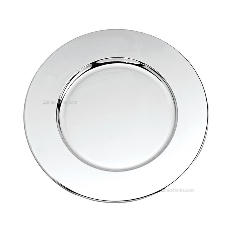 Silver under plate